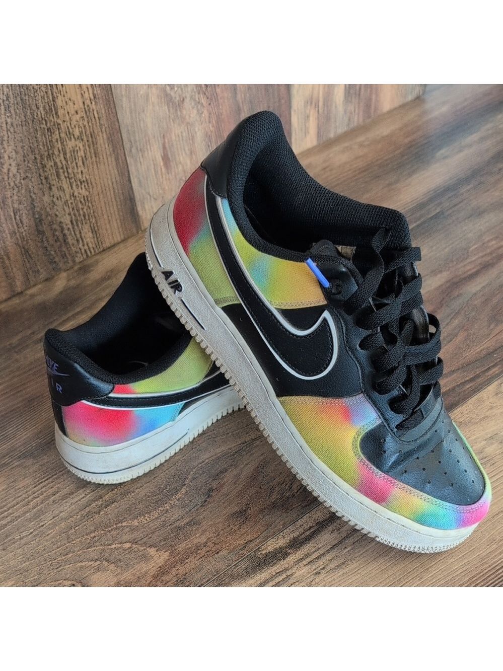 Nike Air Force 1 AF1 Low Tie Dye Vintage Sneakers Men's 10